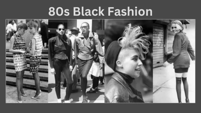 80s black fashion