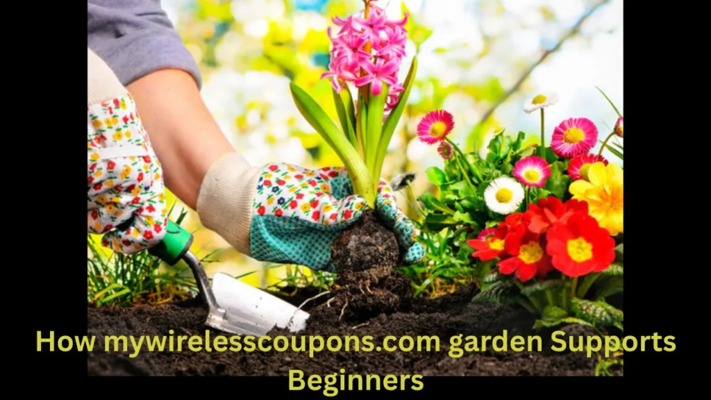 How mywirelesscoupons.com garden Supports Beginners